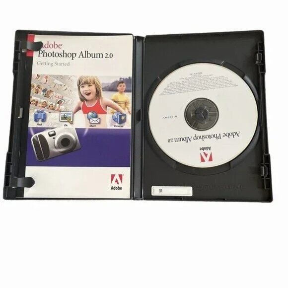 Adobe Photoshop Album 2.0 Open Box Organize Edit Share Your Photos Complete - Picture 6 of 6